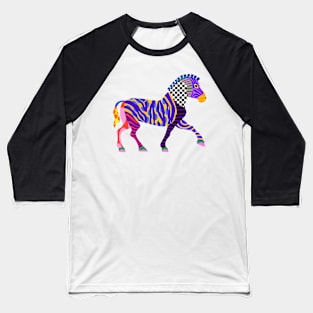 Geometric Horse Baseball T-Shirt